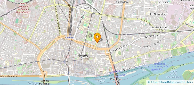 localisation de l'entreprise CROUSTIPIZZ à ORLEANS