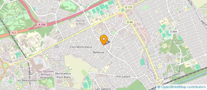 localisation de l'entreprise CROUSTIPOP à VILLEPINTE