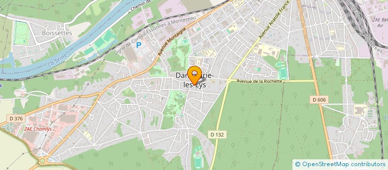 localisation de l'entreprise CROUSTIZ à DAMMARIE-LES-LYS