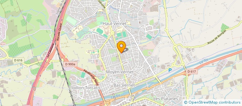 localisation de l'entreprise CROUSTY 66  PERPIGNAN