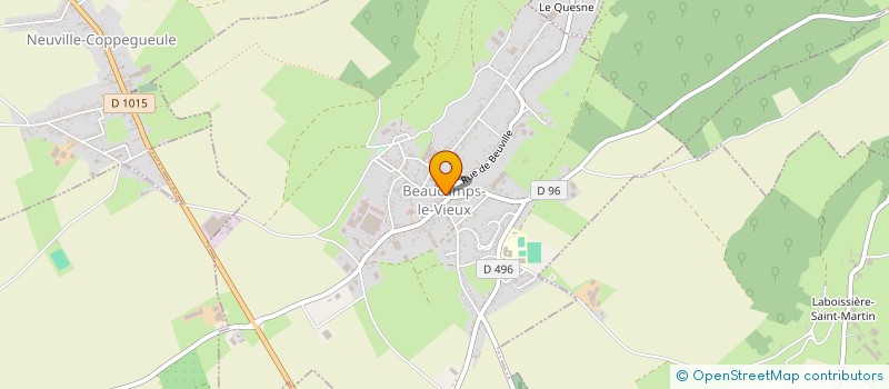 localisation de l'entreprise CROUSTY DELICE  BEAUCAMPS-LE-VIEUX