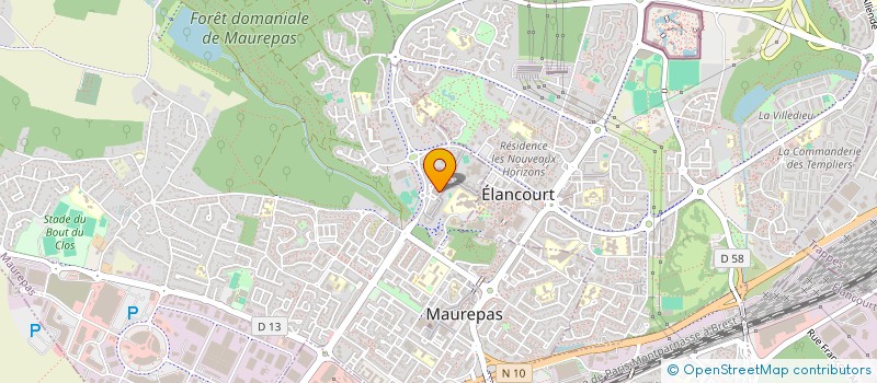 localisation de l'entreprise CROUSTY FOOD  MAUREPAS