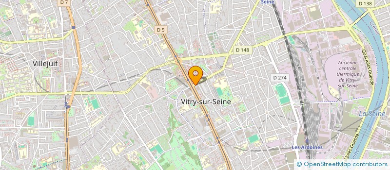 localisation de l'entreprise CROUSTY MAISON  VITRY-SUR-SEINE