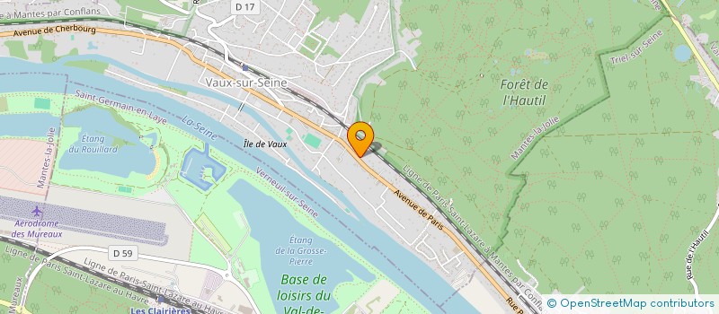 localisation de l'entreprise CROUSTY MINT  VAUX-SUR-SEINE