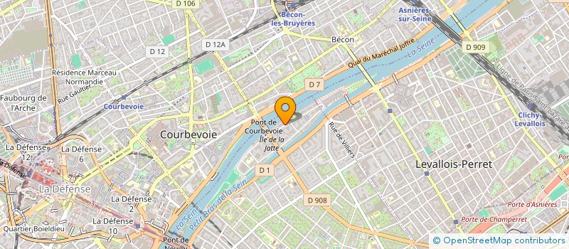 localisation de l'entreprise CROUSTY ONE DEVELOPPEMENT  NEUILLY-SUR-SEINE