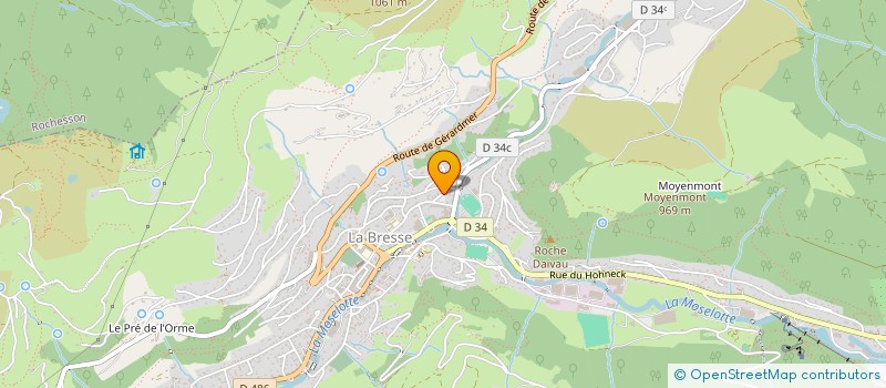localisation de l'entreprise CROUVEZIER G JM P B REMY N à LA BRESSE