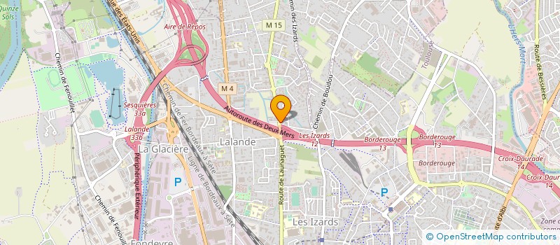 localisation de l'entreprise CROUX PEINTURE à TOULOUSE