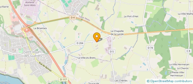 localisation de l'entreprise CROUZATIER  SAINT-JOUAN-DES-GUERETS