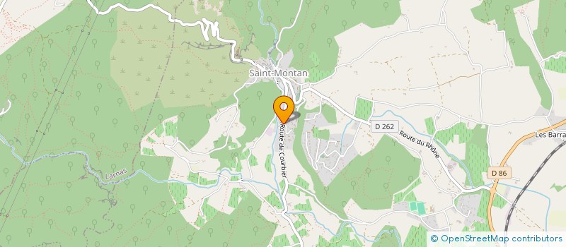 localisation de l'entreprise CROUZET FINANCEMENT à SAINT-MONTAN