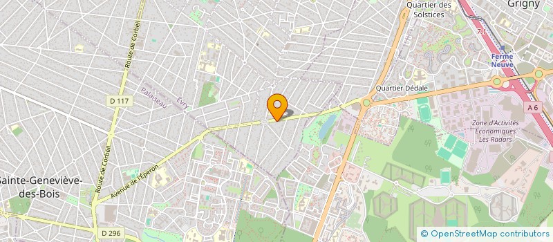 localisation de l'entreprise CROUZIER  MORSANG-SUR-ORGE