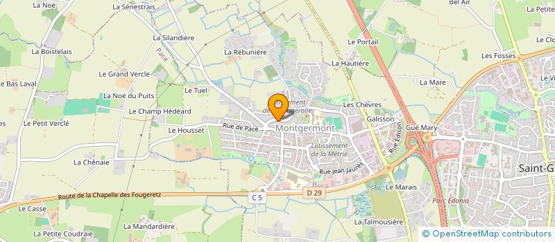 localisation de l'entreprise CROW'S NEST  MONTGERMONT