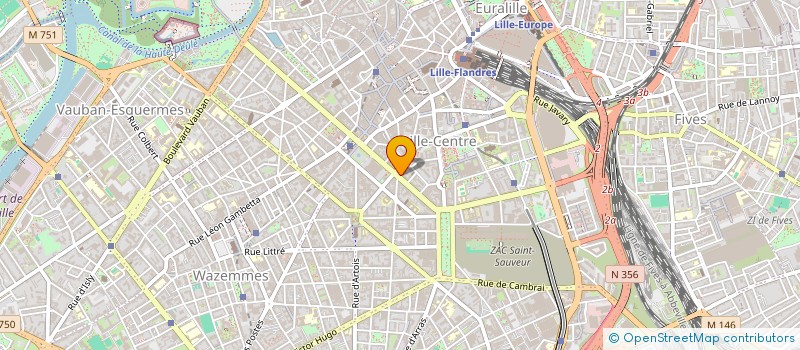 localisation de l'entreprise CROWD CALAIS 1 à LILLE