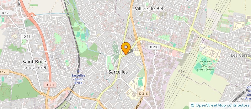 localisation de l'entreprise CROWN BUILD INTERNATIONAL à SARCELLES