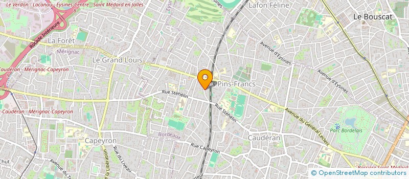 localisation de l'entreprise CROWN.C  BORDEAUX