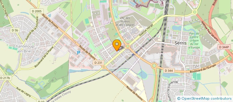 localisation de l'entreprise CROWN IMMO  MONTEVRAIN