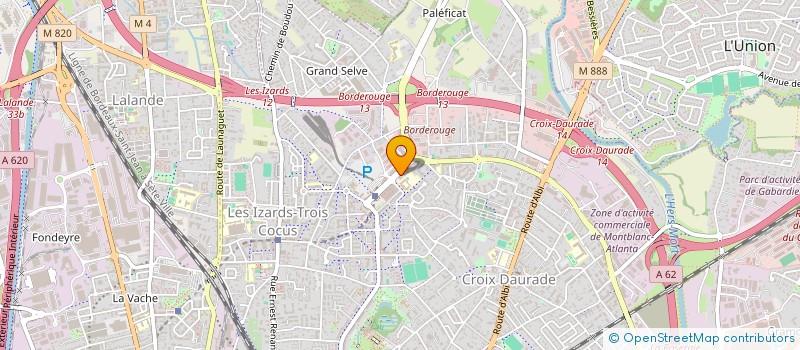 localisation de l'entreprise CROWN UP à TOULOUSE