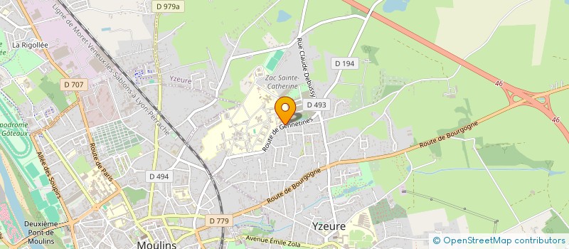 localisation de l'entreprise CROYSSANCE RACING  YZEURE