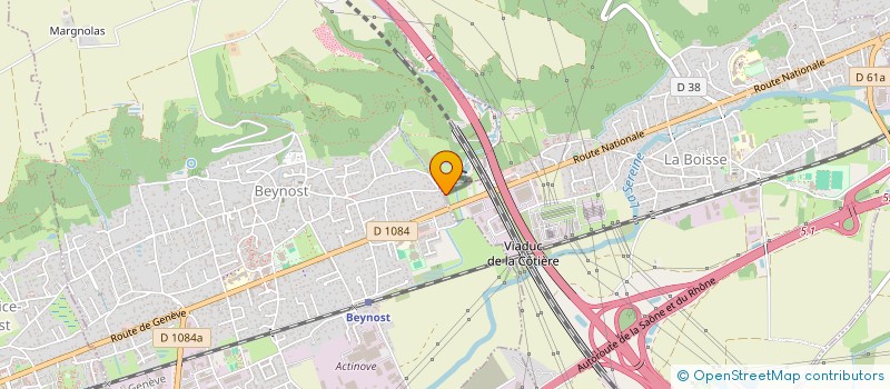 localisation de l'entreprise CROZALEM  LA BOISSE