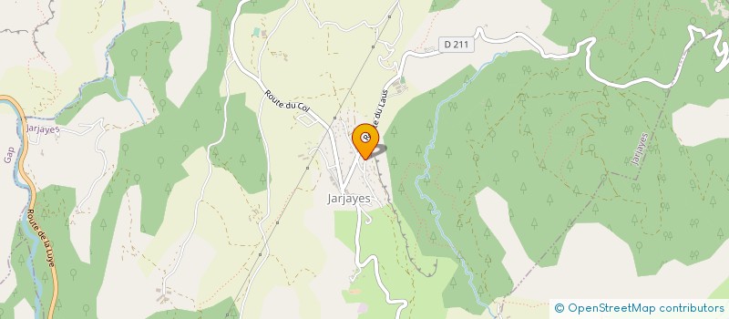localisation de l'entreprise CROZE MENUISERIE  JARJAYES