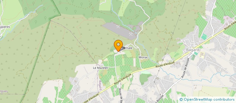 localisation de l'entreprise CROZEL FRERES à BAGARD