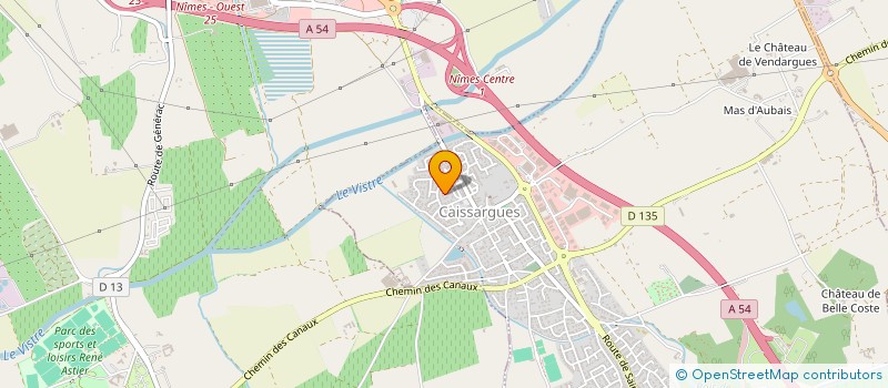 localisation de l'entreprise CROZET BATI MODERN à CAISSARGUES