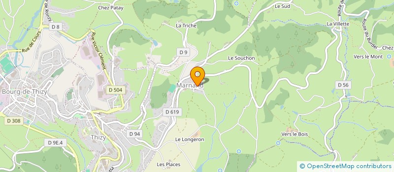 localisation de l'entreprise CROZET BTP à COURS
