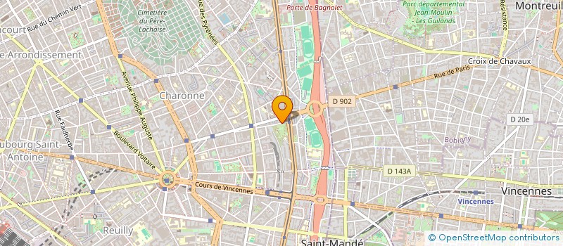 localisation de l'entreprise CROZIER FRANCE à PARIS