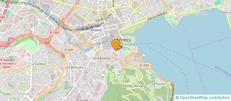 localisation de l'entreprise CROZITECH à ANNECY