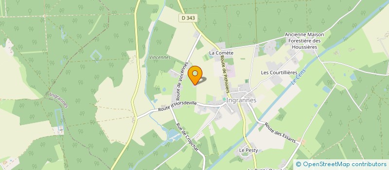 localisation de l'entreprise CROZON à INGRANNES