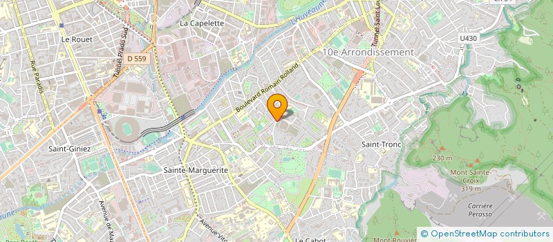 localisation de l'entreprise CRP à MARSEILLE