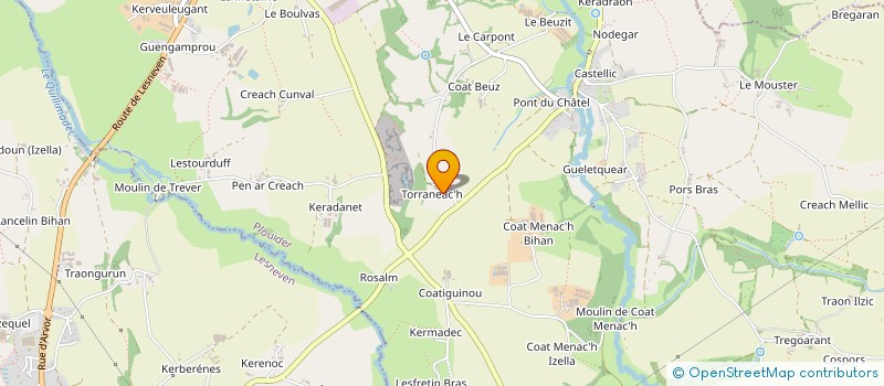 localisation de l'entreprise CRP à PLOUIDER