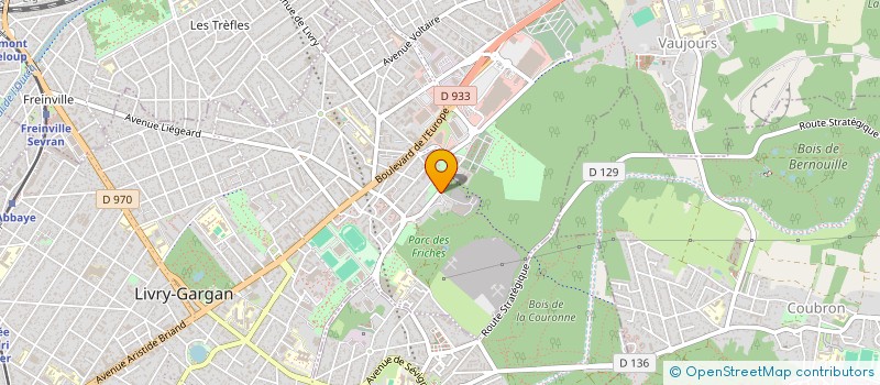 localisation de l'entreprise CRP  LIVRY-GARGAN