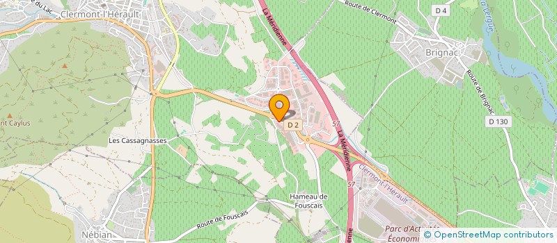 localisation de l'entreprise CRP AVENIR  CLERMONT-L'HERAULT