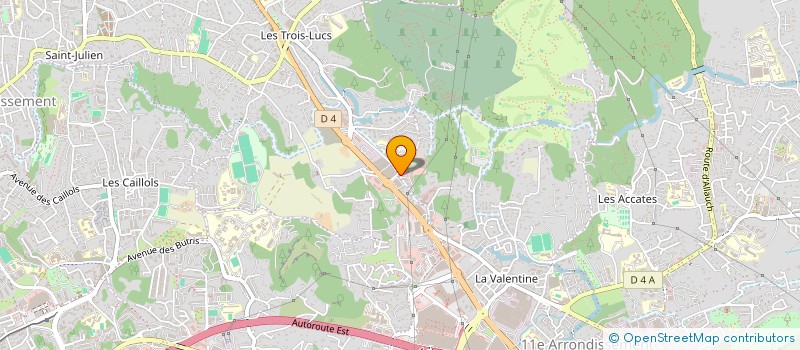 localisation de l'entreprise CRP PRO à MARSEILLE 11