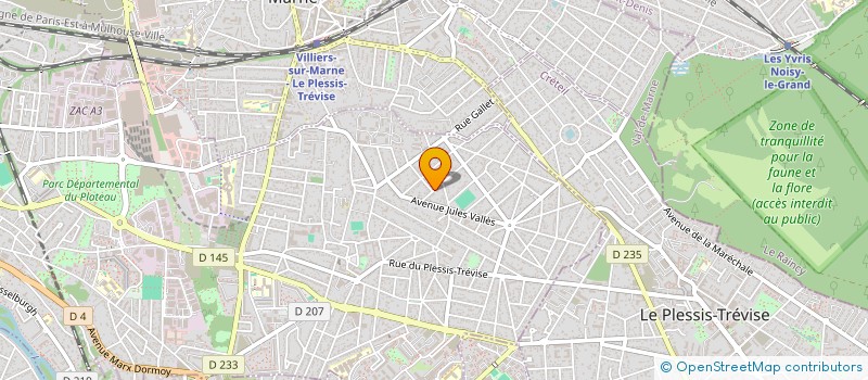 localisation de l'entreprise CRP RENOVATION à CHAMPIGNY-SUR-MARNE