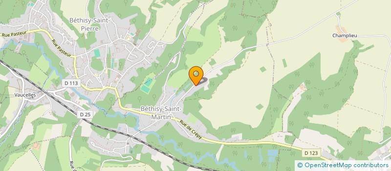 localisation de l'entreprise CRP SARL  BETHISY-SAINT-MARTIN
