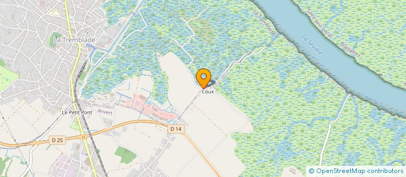 localisation de l'entreprise CRPA  ARVERT