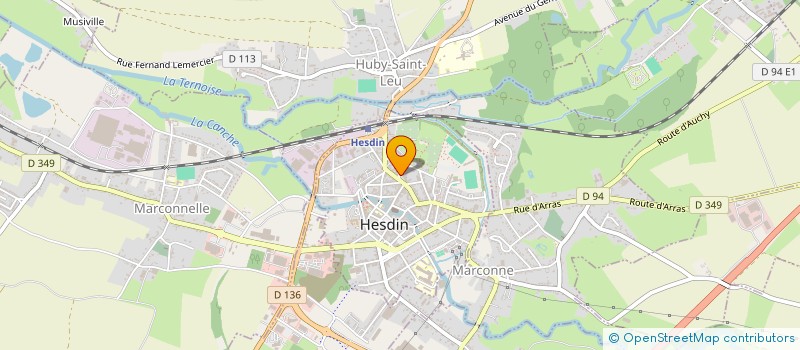 localisation de l'entreprise CRPC MAPAURO  HESDIN