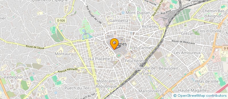 localisation de l'entreprise CRPH  NIMES