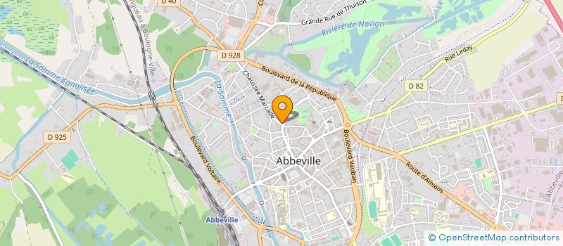 localisation de l'entreprise CRPI CONSTRUCTIONS à ABBEVILLE