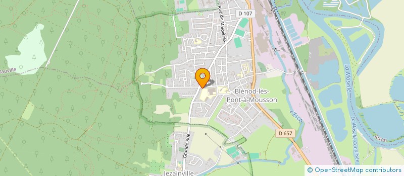 localisation de l'entreprise CRPL - CENTRE DE RELATION PUBLIQUE LORRAINE  PONT-A-MOUSSON