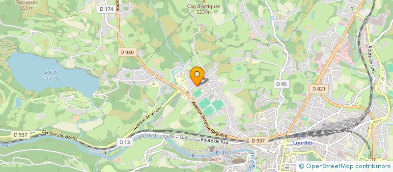 localisation de l'entreprise CRPROJECT  LOURDES