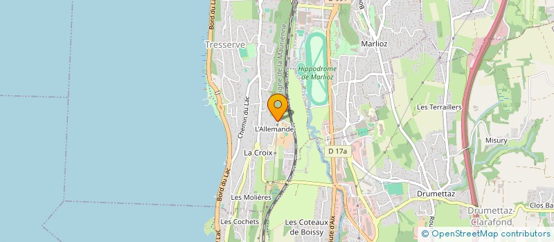 localisation de l'entreprise CRQ 2018  TRESSERVE