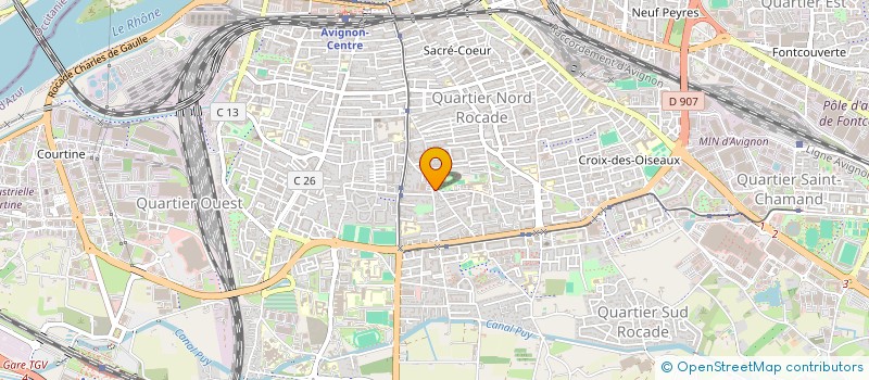 localisation de l'entreprise CRREA SUD  AVIGNON