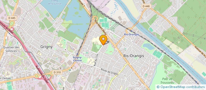 localisation de l'entreprise CRRO IMMOBILIER à RIS-ORANGIS