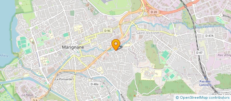 localisation de l'entreprise CRT  MARIGNANE
