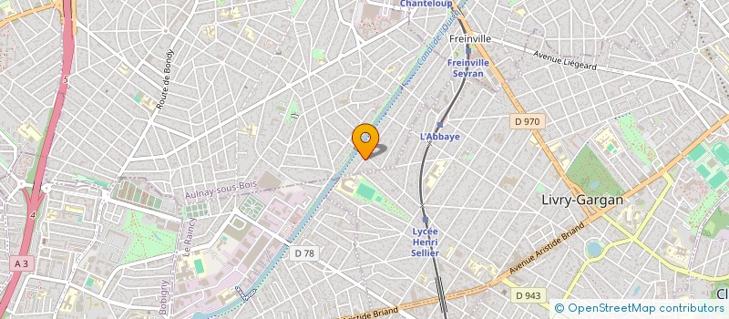 localisation de l'entreprise CRT AGENCEMENT à AULNAY-SOUS-BOIS