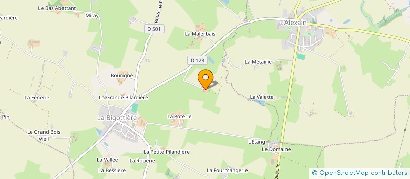 localisation de l'entreprise CRT CABLAGE RESEAU TELECOM  ST GERMAIN LE FOUILLOUX