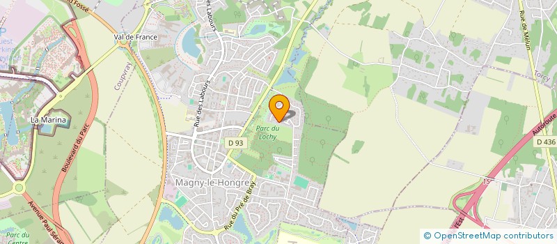 localisation de l'entreprise CRT CONSEIL à MAGNY-LE-HONGRE