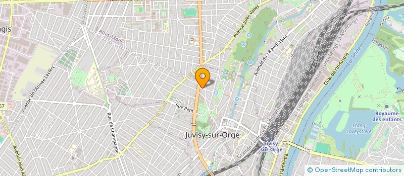 localisation de l'entreprise CRT FRANCE  BRETIGNY-SUR-ORGE